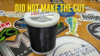 Why Black Metallic Thread Didn't Make My 2026 Rod Builds
