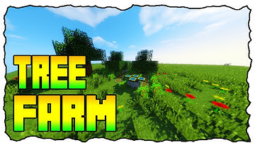 Infinity Evolved Skyblock early game tree farm  [Tutorial] | with Steve Carts