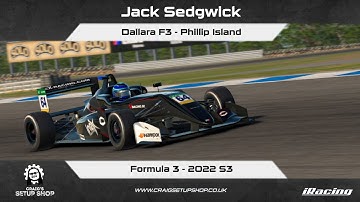 iRacing - 22S3 - Dallara F3 - Formula 3 - Phillip Island - Jak