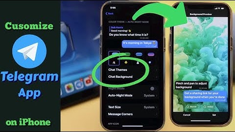 Customize Telegram App on iPhone | Change Chat Background, Theme, App Icon on Telegram