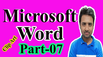 Insert Picture ,Clip Art in MS Word in Bangla,  Ms Word Part- 07