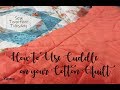 How to Use Cuddle® Minky Fabric on a Cotton Quilt