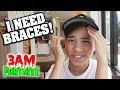 I NEED BRACES!!! Playing Fortnite Season 5 at 3AM! Dollar Store Slime & Office Tour Preview!!