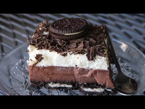 Εύκολο Γλυκό Ψυγείου με μπισκότα OREO - Pudding Cake with Oreo