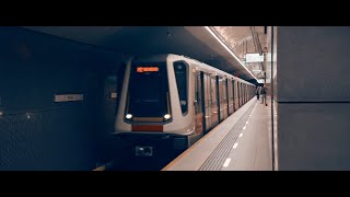 Poland, Warsaw, Metro Night Ride From Trocka To Dworzec Wileński