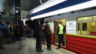 Warsaw Metro (Poland) - First train decommissioned. Beginning of the end for Russian trains
