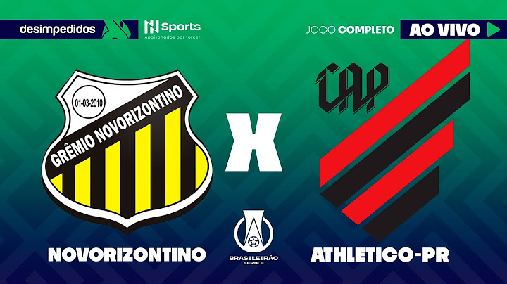 🔴NOVORIZONTINO X ATHLETICO PARANAENSE | AO VIVO E COM IMAGENS | BRASILEIRÃO SÉRIE B 2025
