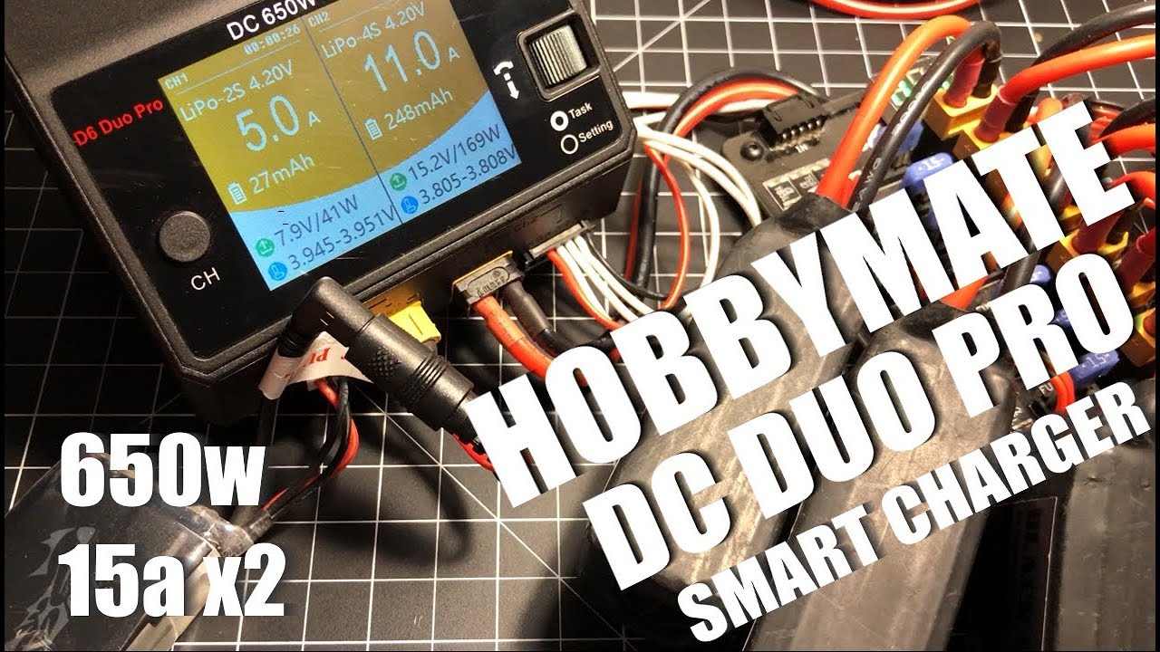 Hota D6 Duo Pro // DC Battery Charger 650w 15a ⚡