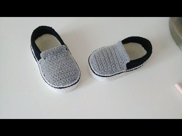 crochet vans booties