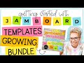 GOOGLE JAMBOARD | Getting Started with my TpT Templates Growing Bundle