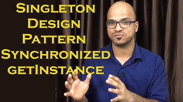 Singleton Design Pattern using Synchronized getInstance Part 3