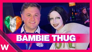 🇮🇪 Bambie Thug - "Doomsday Blue" | PrePartyES 2024 | INTERVIEW Eurovision 2024 Ireland
