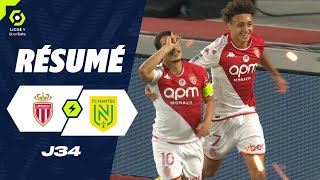 As Monaco - Fc Nantes (4 - 0) - Résumé - (Asm - Fcn) / 2023-2024