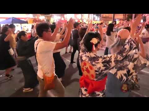 「恋するフォーチュンクッキー」（AKB48）　2024年巣鴨盆踊り大会29（巣鴨駅南口ロータリー）