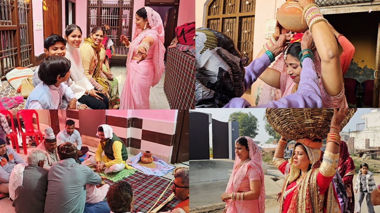 आ गये सब रिश्तेदार❤️  और बंध गया मंढा  🥁| Devar Ki Saadi | Saadi Wala Ghar | Ashu and Arvind Vlogs