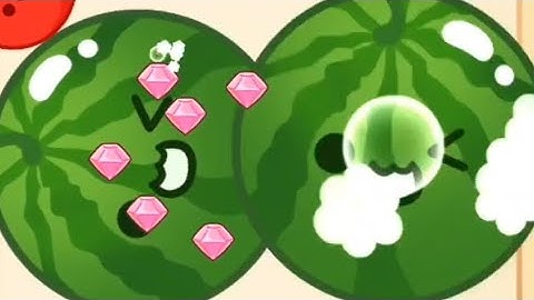 2 Watermelon Pop! Satisfying ASMR Fruit Drop Merge Melon Game #games #asmr #puzzlegame 