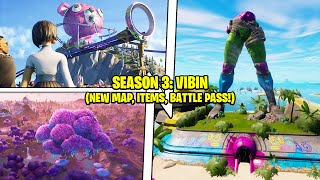 Fortnite Season 3 is EPIC! (New Map, Klombos, Chapter 3 Battle Pass, Trailer!)