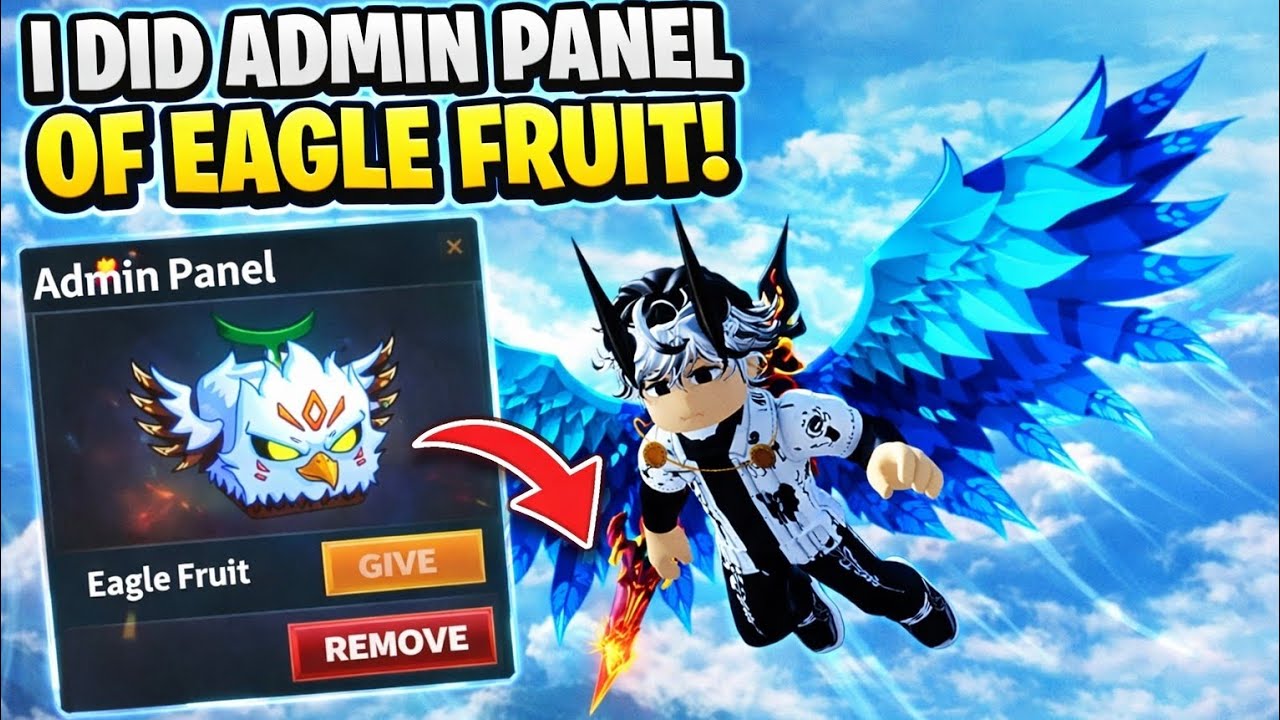 I mastered eagle fruit and I did admin pannel of eagle fruit it's crazy 🔥🔥🔥| Blox Fruits 