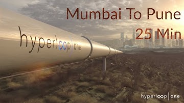 Hyperloop One India | Fastest Travel Train | First Country To Get it | Travel Mumbai-Pune 25min.!!!