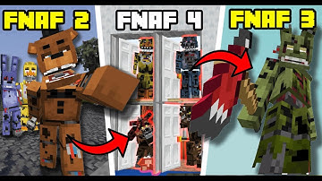 I Built ALL FNAF 1-5 in ONE Minecraft Map