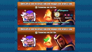 Nuevo Desafío de Elección del Mago Evolucionado  CLASH ROYALE