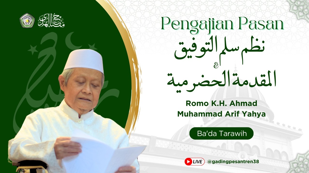 🔴 NGAJI PASAN 1447 H | Nadhom Sullam Taufiq & Muqoddimah Hadhromiyah - Romo Yai Ahmad | 23-02-2026