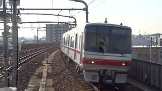 【5000系重連！】名鉄5005F+5003F 急行弥富行き 鳴海入線
