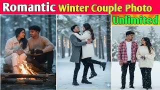 Trending Winter Couple AI Photo Editing ❄️ 2025 | Viral Google Gemini Couple Prompts screenshot 3