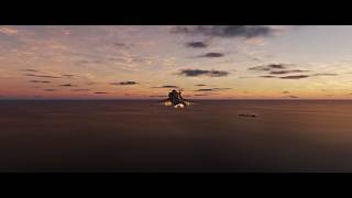 Twilight Carrier Landing | VSN F-4B Phantom | DCS World