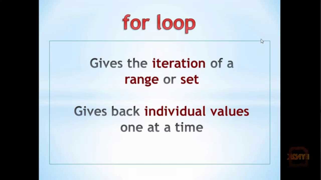Python Tutorial 8.0 - for loop - YouTube