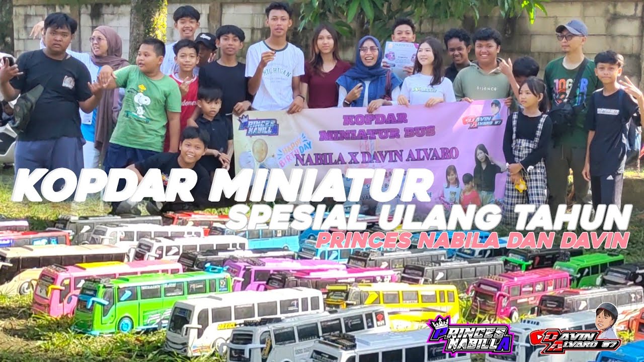 KOPDAR MINIATUS BUS || SPASIAL ULANG TAHUN NABILA DAN DAVIN 🥳🥳🥳