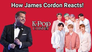 How James Cordon reacts to rude guest who disrespects BTS and ARMY,K-Pop news