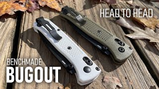 Head to Head:  Benchmade Bugout vs Mini Bugout Review