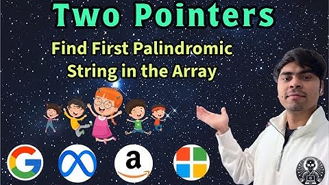 LeetCode 2108 | Find First Palindromic String in the Array | Python Solution Explained | AlgoYogi