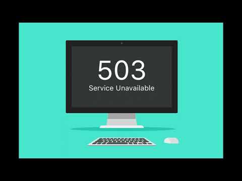 Video: Hvad betyder tjenesten midlertidigt utilgængelig?