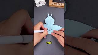 IY Cute Paper Bunny | Easy Origami Rabbit in 15 Seconds 🐇💕
