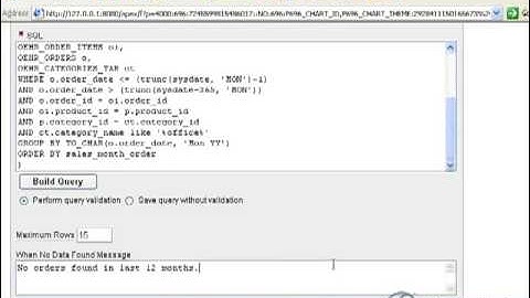 Oracle APEX Tutorial 7 - Bar Charts - Video Walkthough