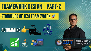 Part 2 | Automation Framework From Scratch | Structure of Test Framework | Automate With Amit