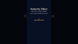 Butterfly Effect Visualization #stem #math #visualization