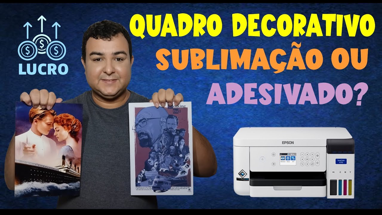 [ATUALIZADO] Como fazer quadro personalizado sublimação e adesivado (passo a passo)