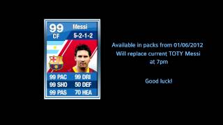 Fifa 12 99 Messi Stats and Info