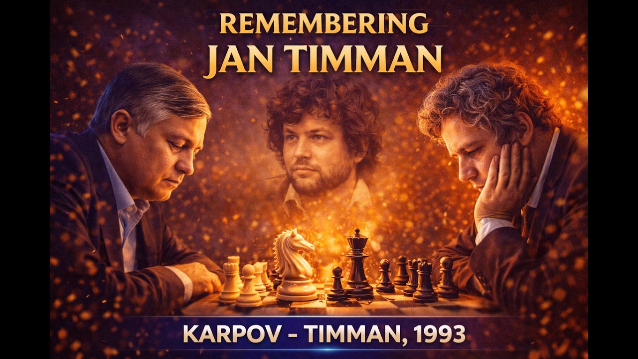 Remembering Jan Timman.  Karpov -  Timman, 1993