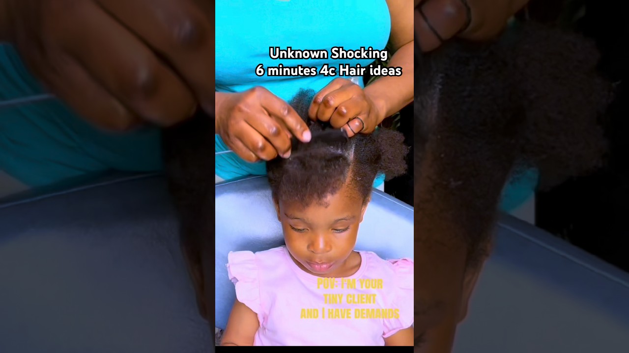 Unknown Shocking 6 minutes 4c Hair Ideas. #viralvideos #hairstyle #naturalhair #4chair