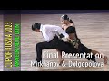 Final presentation pasodoble  sharif mirkhanov  anna dolgopolova  cup of russia 2023 latin