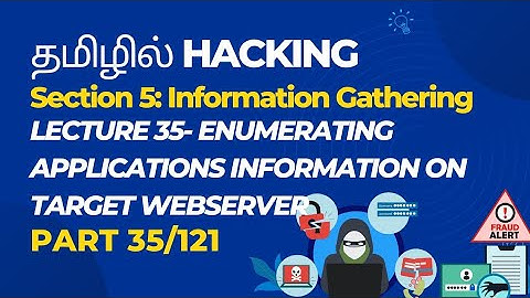 Lecture 35- Enumerating Applications information on Target Webserver