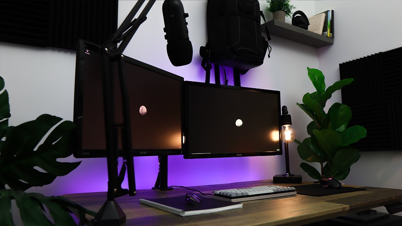 My 2021 Dream Desk Setup Workspace Creation & Tour YouTube