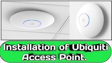How to install Ubiquiti UniFi Access Point, Ceiling-Mounted | How to Install Ubiquiti AP on Ceiling.