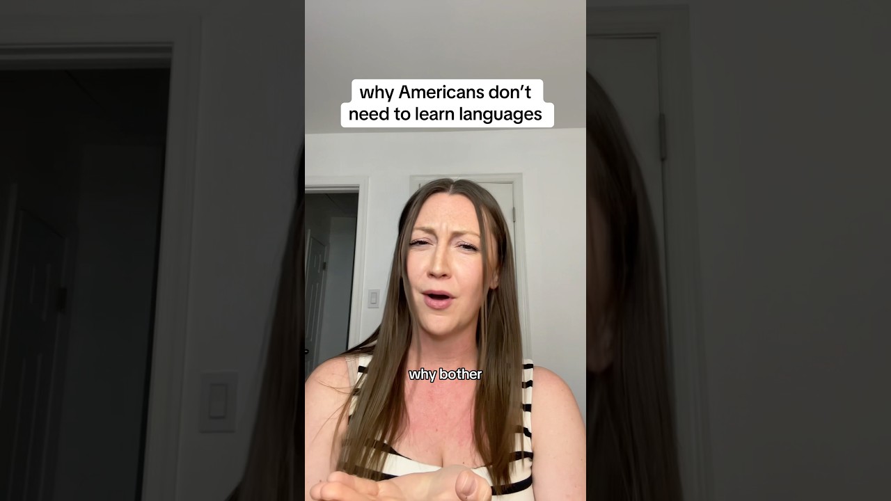 why Americans only speak English #usa #american #languages #languagelearning #polyglot