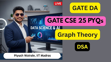GATE CSE 2025 Solutions | Graph Theory | DSA | Gate Data Science and AI #gate #gatecse