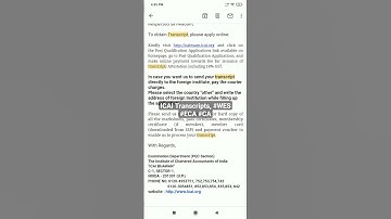 CA Transcripts #ICAI #WES #Canada PR